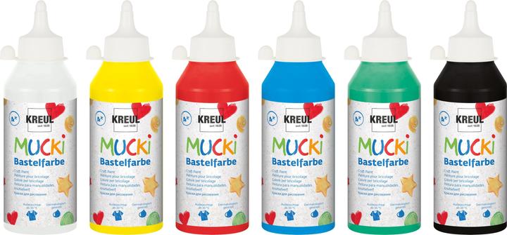 Produktbild Mucki Bastelfarbe (Gelb, 250 ml)