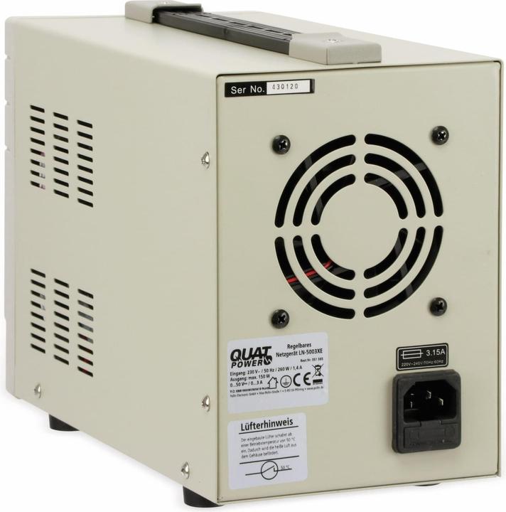 Produktbild QuatPower Netzgerät LN-5003XE 0...50V-, 0...3A, LED-Display