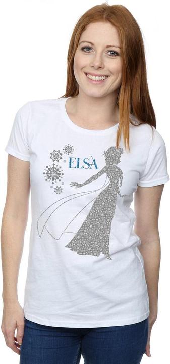 Image du produit Disney - T-shirt FROZEN ELSA CHRISTMAS SILHOUETTE - Femme (L)