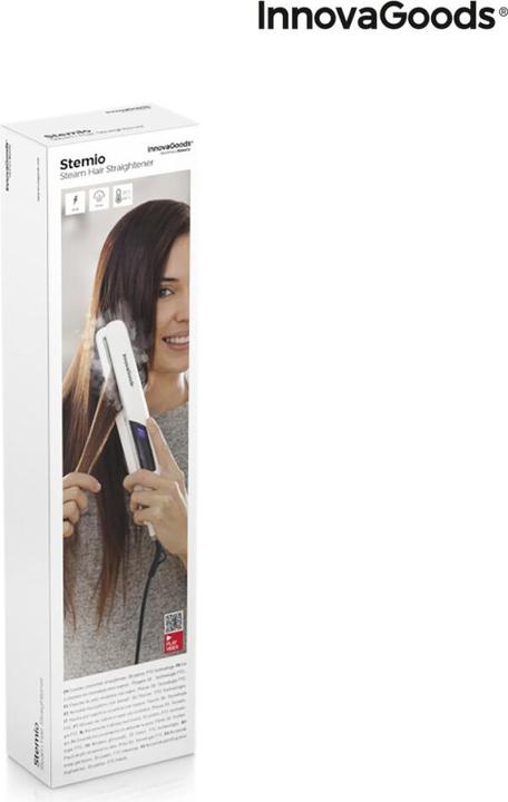 Produktbild InnovaGoods Haarglätter aus Keramik mit Dampffunktion Stemio 36 W (Dampfglätteisen)