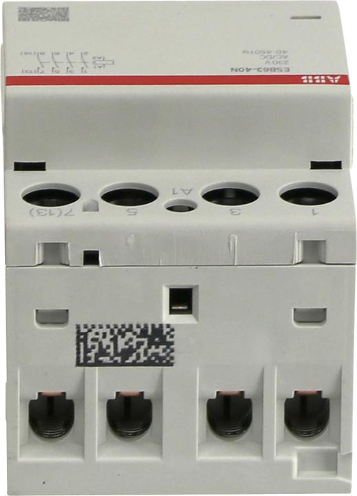 Actual product image ABB ESB63-40N-06 Installation contactor 4S/0Ö, 230 V AC/DC