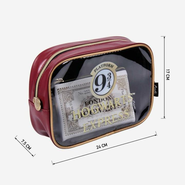 Image du produit Cerda HARRY POTTER - Poudlard Express - Trousse de toilette 2Pc (Nécessaire, Porte-monnaie & porte-documents)