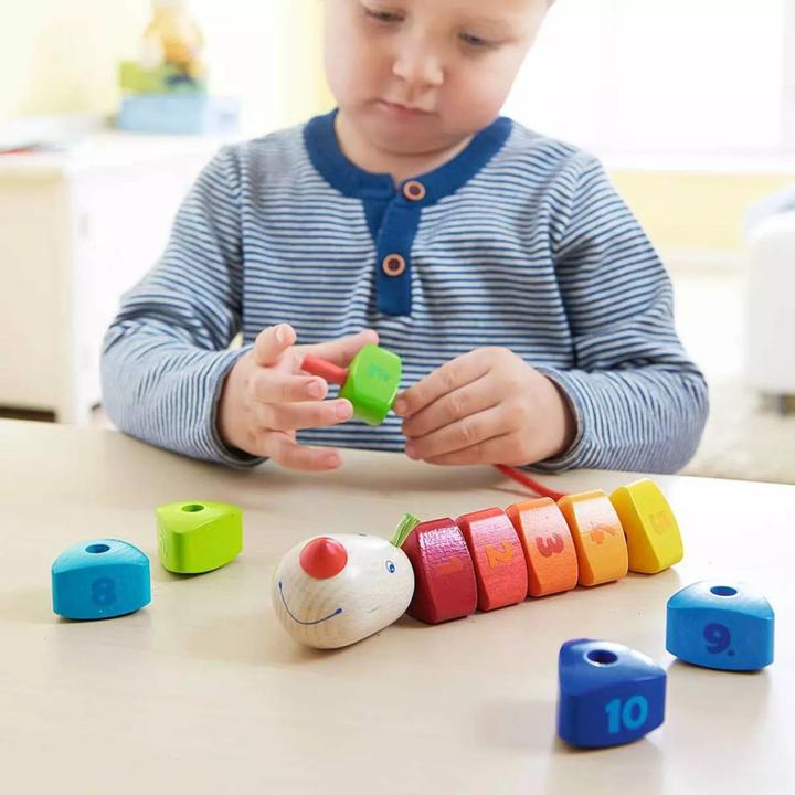 Produktbild Haba Fädelspiel Zahlen-Drache