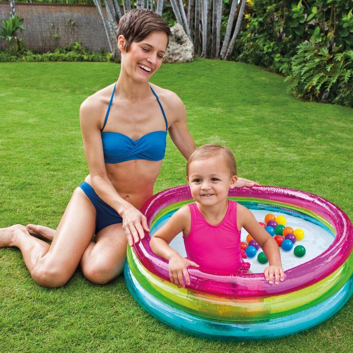 Immagine prodotto Intex Classico Box Di Palline Per Bambini A 3 Anelli