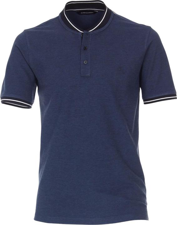 Immagine prodotto Casa Moda Polo Camicia Polo a maniche corte con colletto college e strisce a contrasto (M)