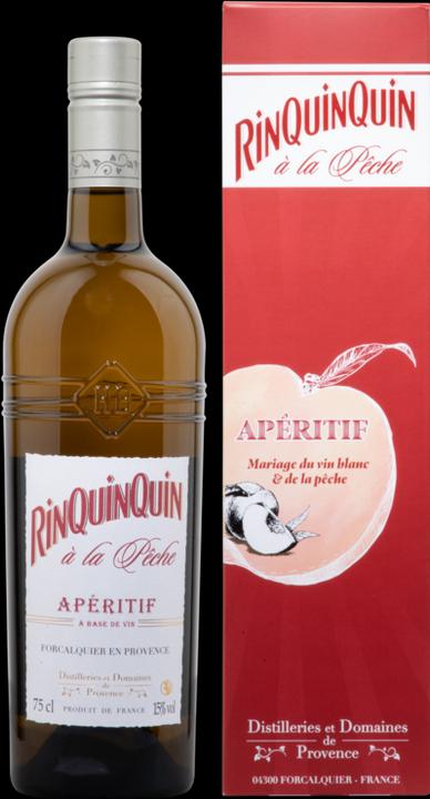 Actual product image Rin Quin Quin Aperitif de Pêches (18 years, 15 %, France, 1 x 75 cl, Bitter liqueurs)