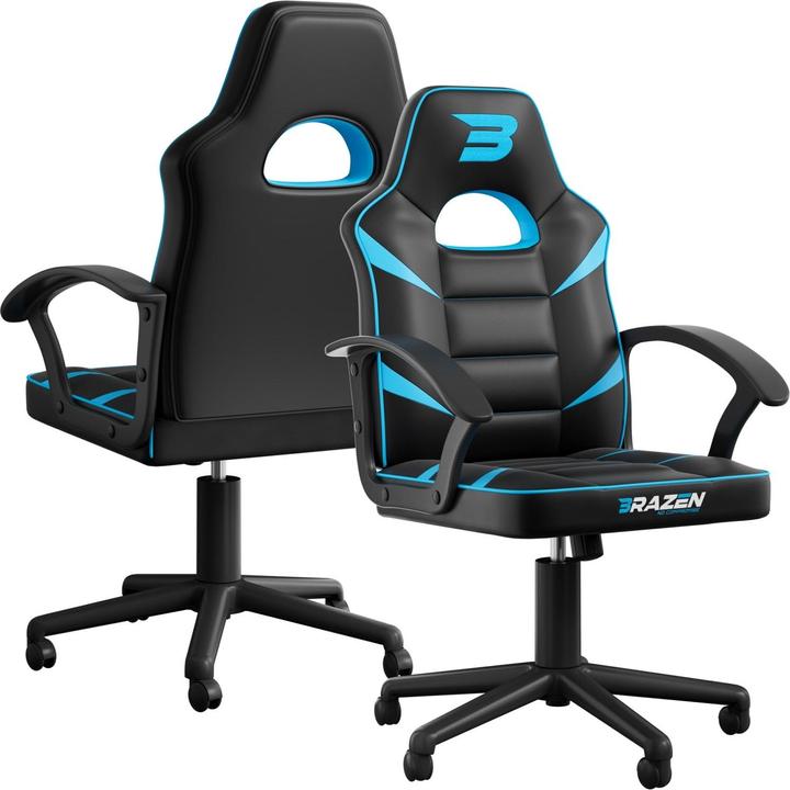 Actual product image Brazen Gaming Chairs Puma PC Gaming Chair Blue