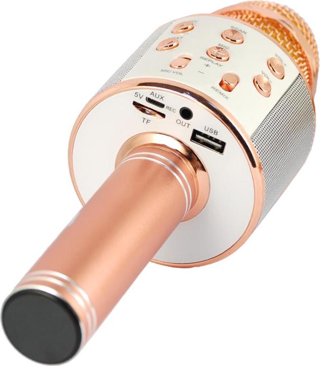 Produktbild Xtreme Hollywood Rose Gold, Silber Karaoke-Mikrofon