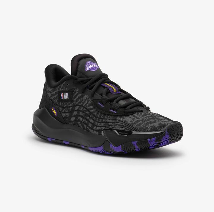 Produktbild Tarmak Damen/Herren Basketball Schuhe NBA Los Angeles Lakers - Fast 900 Low-1 schwarz (42)