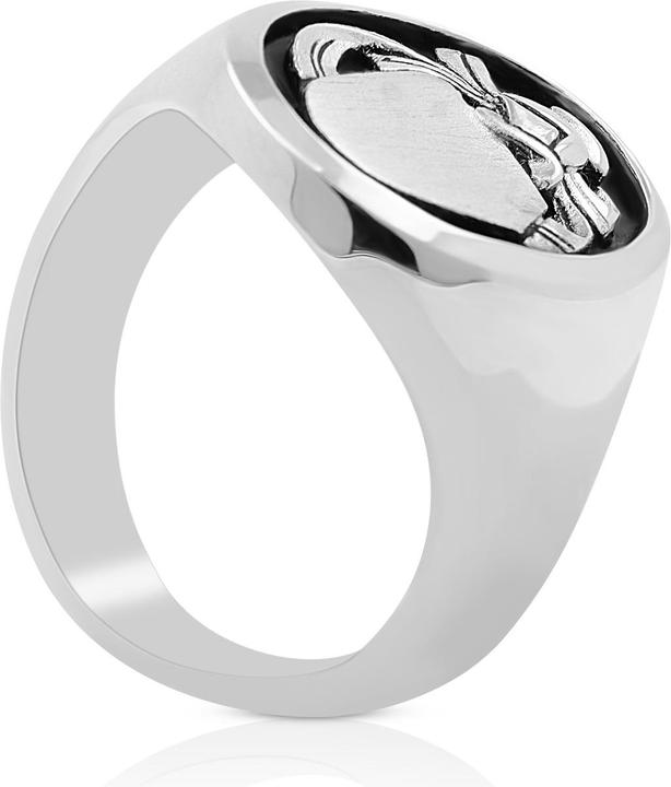 Immagine prodotto Muau Anello con stemma (62, 925 Argento)
