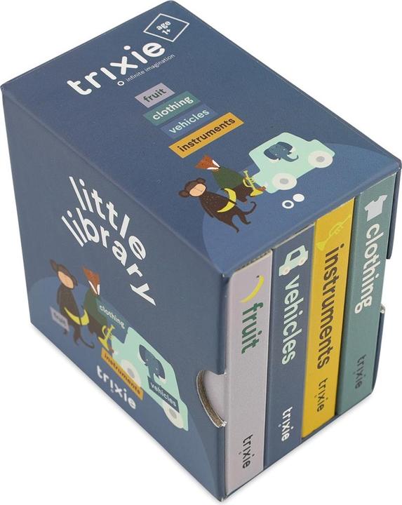 Image du produit Trixie Baby Livres en carton Vêtements, fruits, véhicules & instruments
