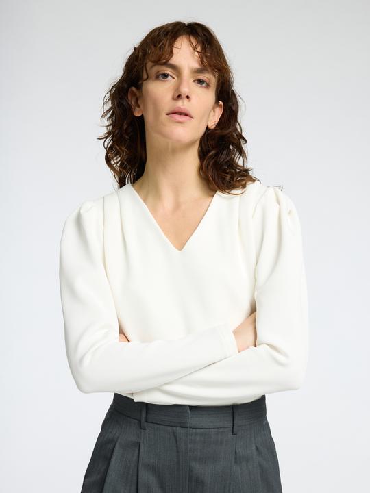 Immagine prodotto Selected Femme Top drappeggiato con scollo a V (S)