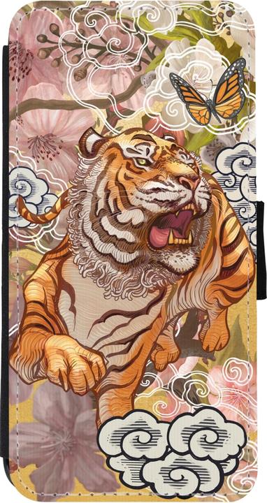 Actual product image PhoneLook Cover Wallet black Spring 23 japanese tiger (Apple iPhone 11)