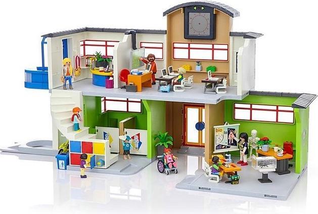 Produktbild Playmobil Grosse Schule mit Einrichtung (9453, Playmobil City Life)