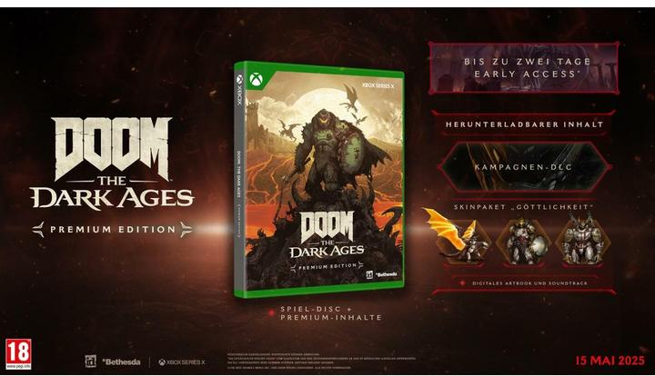 Actual product image Bethesda DOOM: The Dark Ages Premium Edition (Xbox Series X, DE)