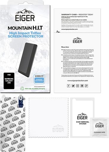 Produktbild Eiger Display-Folie (1er-Pack) Mountain H.I.T Clear (1 Stück, Samsung Galaxy A16 5G)