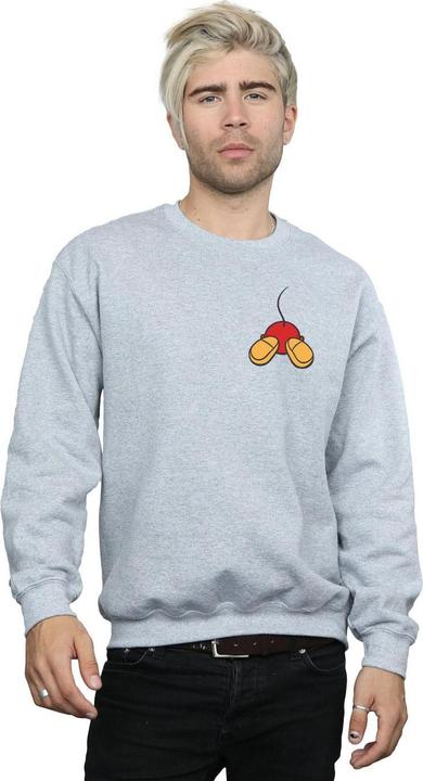 Immagine prodotto Disney Mickey Mouse Backside Breast Print Felpa Uomo (L)
