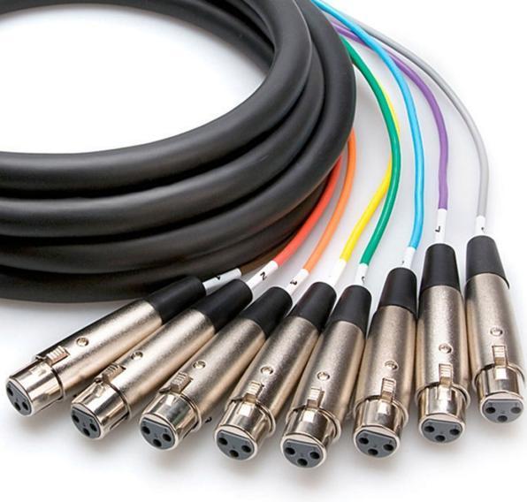 Produktbild Hosa DTF-807 Multicore Kabel 8-fach DB25 XLR-F 7m (7 m, XLR)