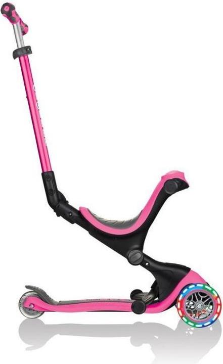 Actual product image Globber Hulajnoga GO-UP Deluxe Lights Różowy