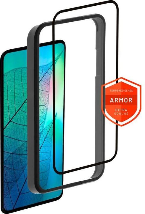 Produktbild Fixed Rüstungsbedeckung 2,5D Temperiertes Glas mit Applikator für Samsung Galaxy A54 5G, Schwarz (1 Stück, Samsung Galaxy A54 5G)