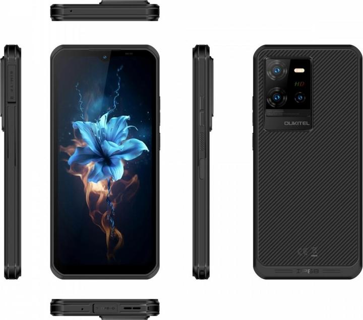 Image du produit Oukitel Smartphone WP50 4/256 6500mAh DS. Noir (256 Go, Noir, 6.60", Double SIM, 48 Mpx, 5G)