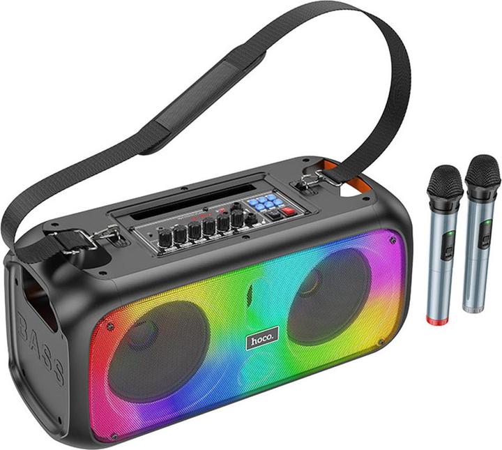 Actual product image Hoco BS54 Party Bluetooth Speaker incl. Microphone (3 h, Rechargeable battery operated)