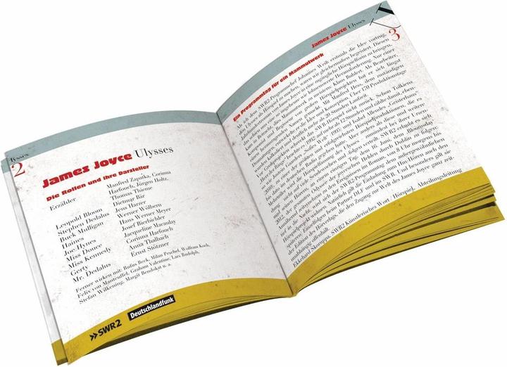 Actual product image Ulysses (James Joyce, Manfred Zapatka, Corinna Harfouch, Klaus Buhlert, Hans Woolly Racket, German)