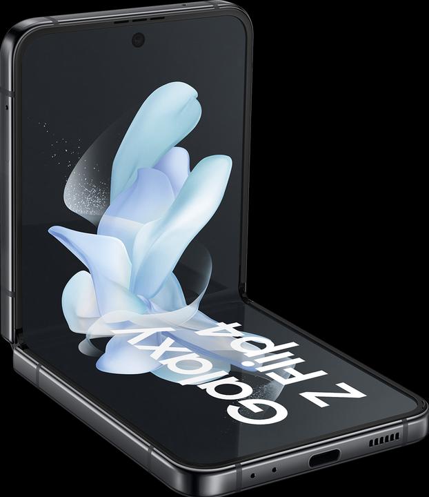 Productafbeelding Samsung Galaxy Z Flip4 EU (128 GB, Grafiet, 6.70", SIM + eSIM, 12 Mpx, 5G)
