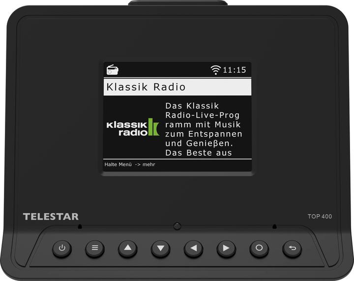 Actual product image Telestar TOP 400 DAB+ Internetradio-Adapter schwarz (Web radio, DAB+, FM, Bluetooth, Wi-Fi)