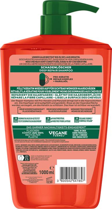 Produktbild Garnier Fructis Damage (1000 ml, Flüssiges Shampoo)