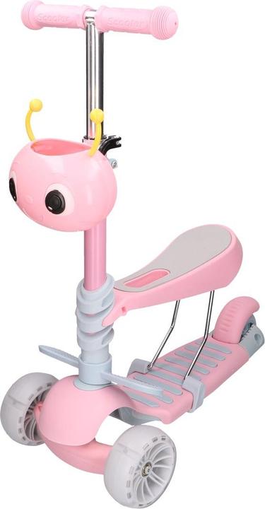 Extralink Kids Scooter Bambino Speedster Różowy | Hulajnoga rowerek biegowy dla dzieci |