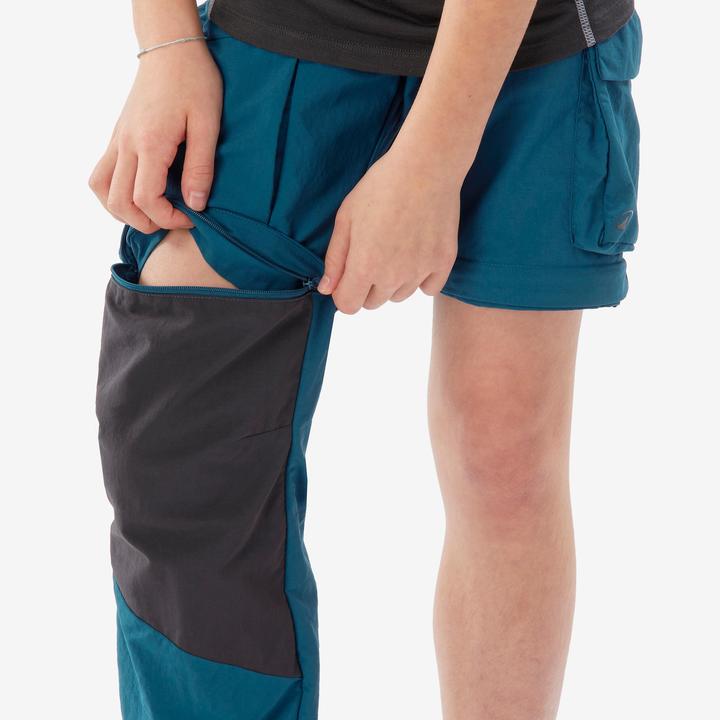 Immagine prodotto Quechua Zip-Off-Hose Kinder Gr. 123–172 Wandern - MH500 blau (140)