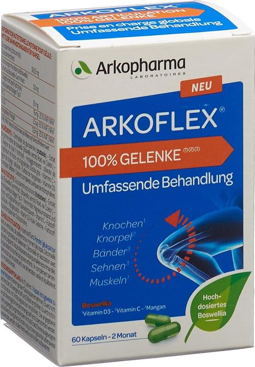 Produktbild Arkopharma Arkoflex 100%Gelenke Kapseln (60 Stück, Kapseln, 87 g)