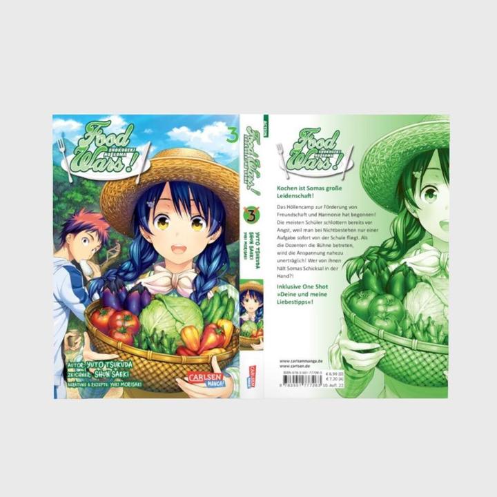 Immagine prodotto Food Wars - Shokugeki No Soma, Band 3 (Tedesco, Yuto Tsukuda, 2016)