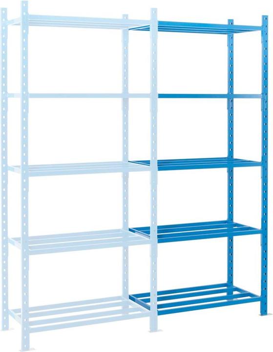 Image du produit Manorga Rayonnages emboîtables pour charges lourdes avec tablettes en treillis tubulaire