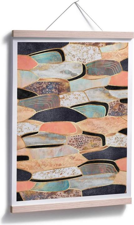 Actual product image Trenddeko Golden stones (100 x 120 cm)