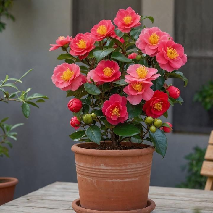 Image du produit Plant in a Box Camellia japonica Lady Campbell - Camélia (60 cm)