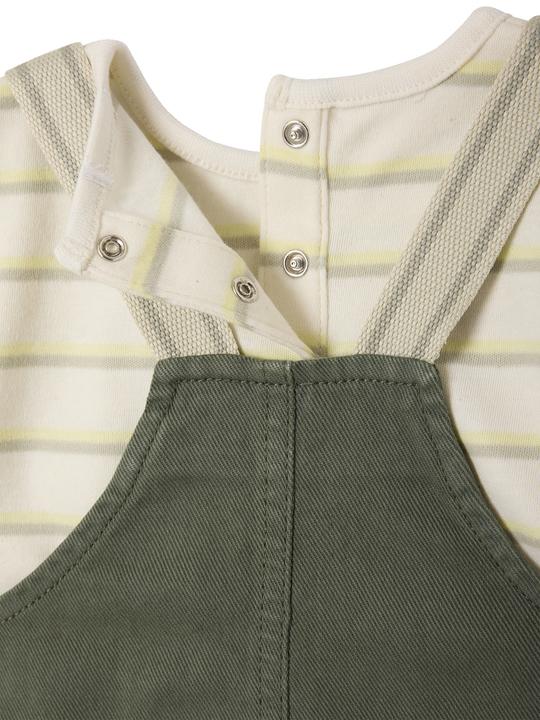 Produktbild Vertbaudet Baby-Set: Gestreiftes T-Shirt & Latzhose (92)