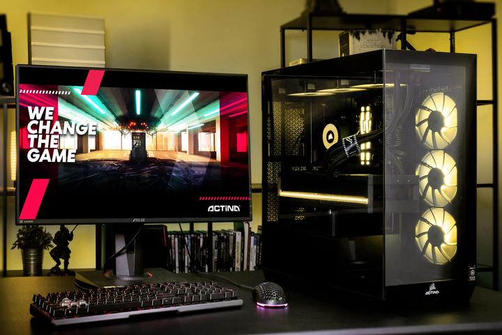 Actual product image Actina . Gaming GameOn (AMD Ryzen 7 9800X3D, 32 GB, 2000 GB, AMD Radeon Graphics)