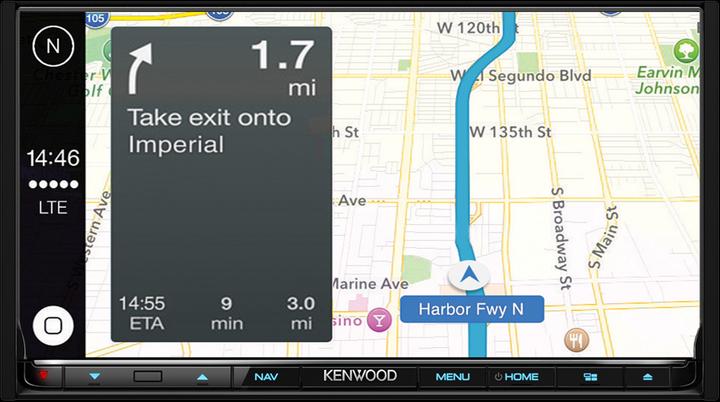Produktbild Kenwood Corp. DNX-8160DABS ohne DAB-Antenne (Android Auto, Apple Carplay)