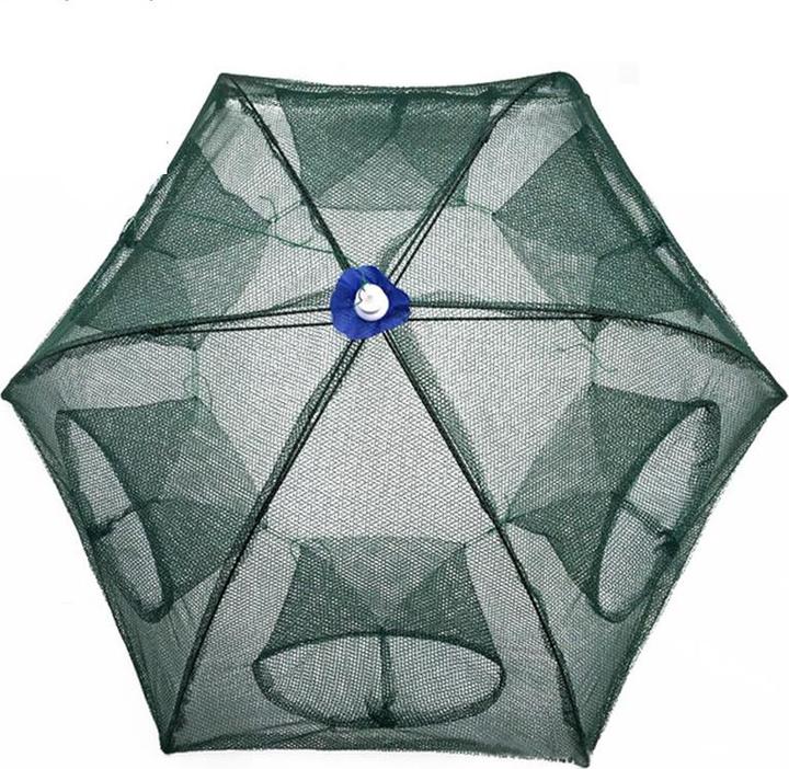 Actual product image JTI Folding fishing net with 6 openings