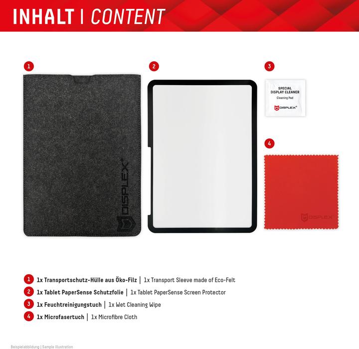 Produktbild Displex Tablet Papersense, iPad Paper Feeling Schutzfolie (1 Stück, iPad 2022 (10. Gen), iPad Air 11 2024 (M2))
