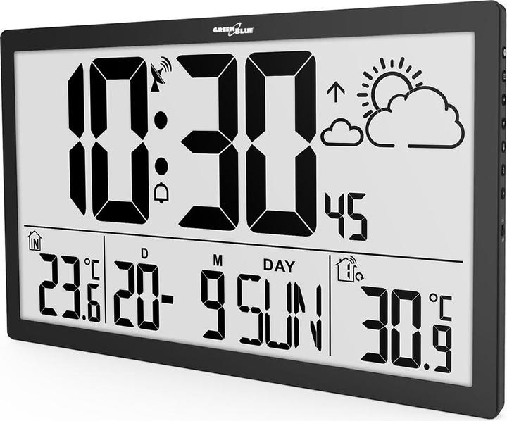 Produktbild No Name LCD-Wanduhr Temperatur Datum GB218