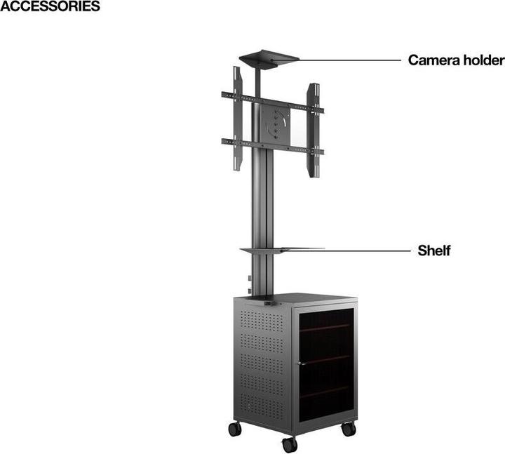 Actual product image Multibrackets Display Stand & MediaBox 180 (Universal, 60", 60 kg)