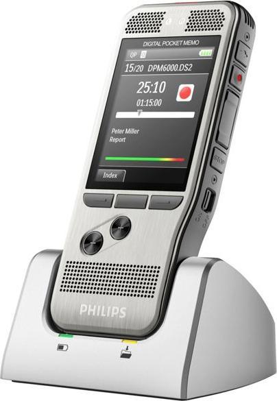 Actual product image Philips Pocket Memo DPM6700 dictation and playback set