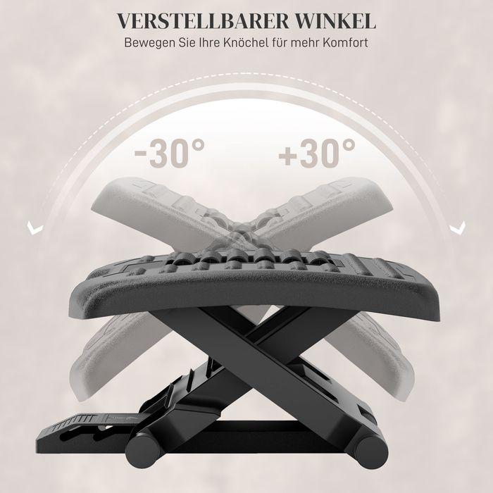 Produktbild Swisshandel24 Fussstütze Schreibtisch Höhenverstellbar Fussablage, Ergonomische Fussstütze