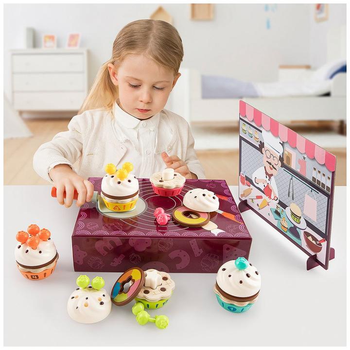 Produktbild Topbright Toys Cupcakes-Spielset aus Holz