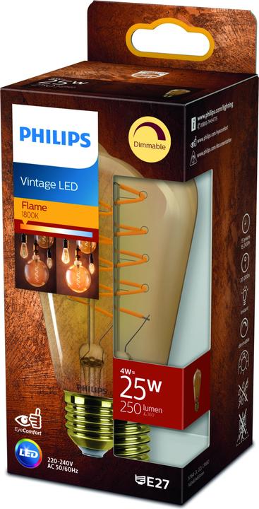 Productafbeelding Philips LED Oogcomfort (E27, 4 W, 250 lm, 1 x, F)