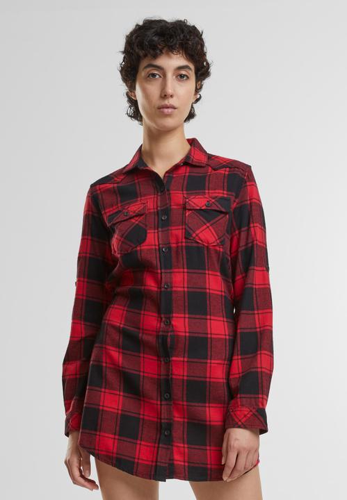 Image du produit Brandit T-shirt manches longues femme Lucy Taille 4XL Couleur rouge/noir (4XL)