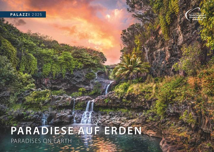 Immagine prodotto Paradiso terrestre 2025 - Calendario illustrato 70x50 cm - Natura e paesaggio - Calendario da (50 x 70 cm, Copertina rigida, Tedesco, Francese, Inglese)